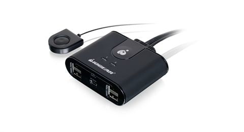 GUS402 - iogear USB 2.0 PERIPHERAL SHARING SWITCH