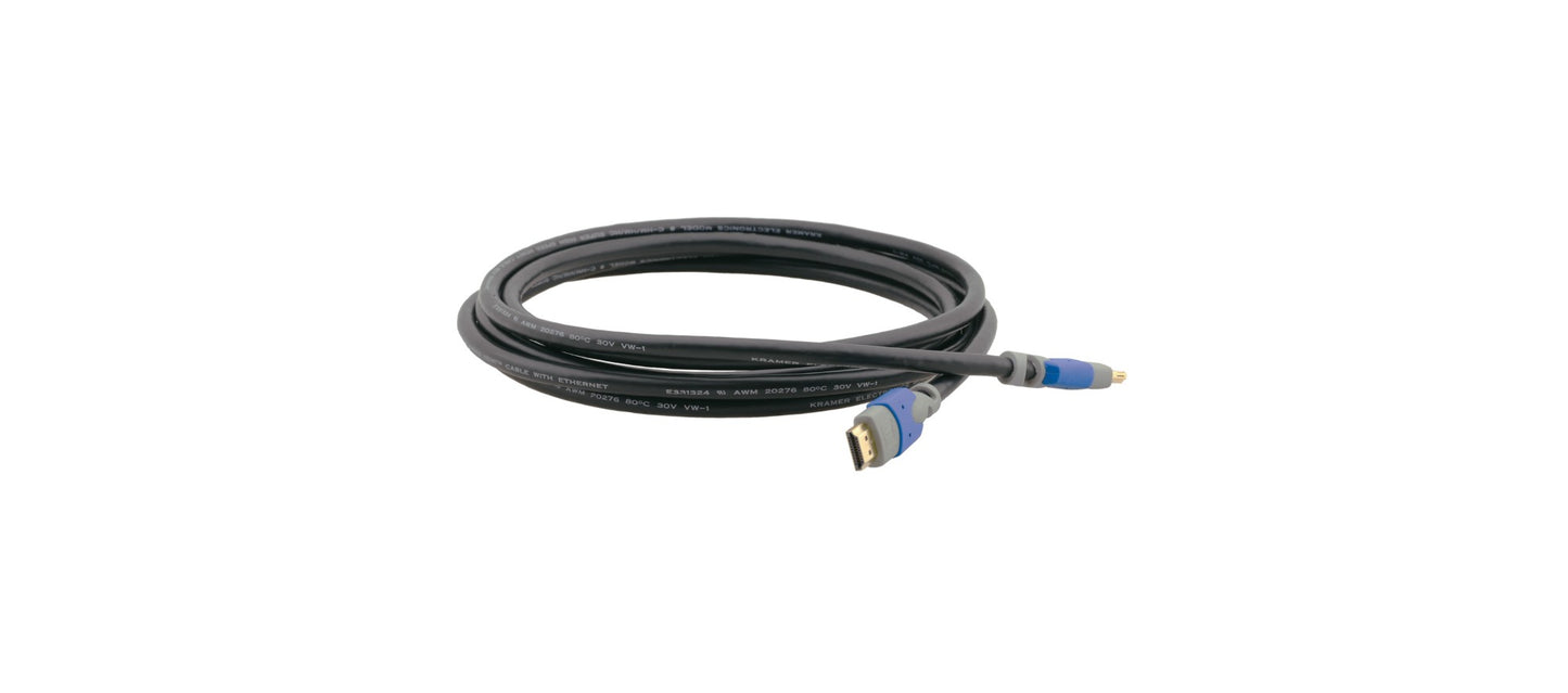 97-01114003 - Kramer Electronics KRAMERS C-HM/HM/PRO HDMI CABLE DELIVERS HIGH-SPEED, HIGH-PERFORMANCE DIGITAL VID