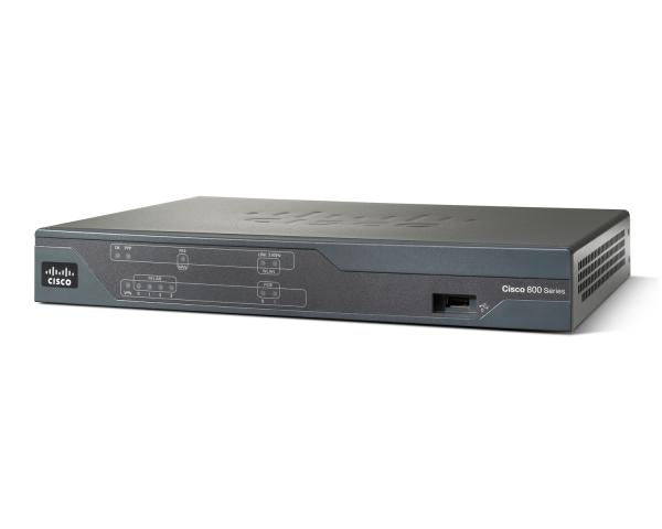 Cisco 886VA, Refurbished wired router Fast Ethernet Black