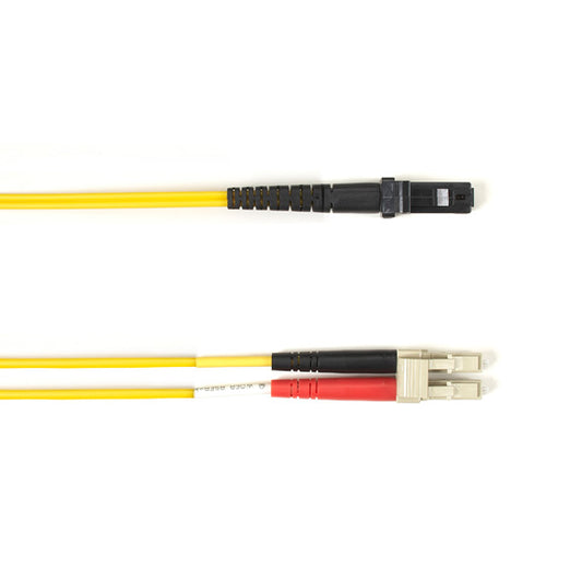 Black Box FOLZHSM-010M-LCMT-YL fiber optic cable 393.7" (10 m) LC MT-RJ OS2 Yellow