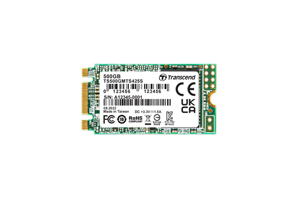 Transcend 425S M.2 500 GB Serial ATA III 3D NAND