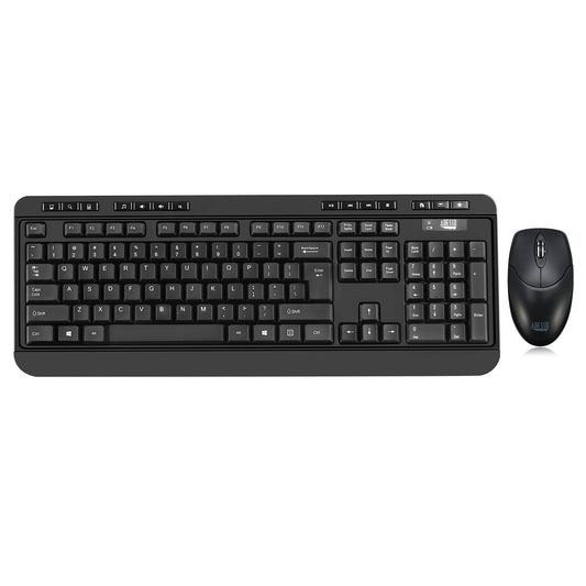 WKB-1320CB - Adesso ANTIMICROBIAL WIRELESS DESKETOP KEYBOARD & MOUSE COMBO