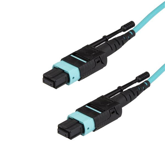 TERMINATE 12 FIBER CONNECTIONS USING A SINGLE 40 GIGABIT NETWORK CABLE - 10M MTP