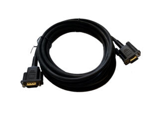 RS232 EXTENSION CABLE - DB9 MALE TO FEMALE 15 FT. STRAIGHT EXTENSION, POWER ON P