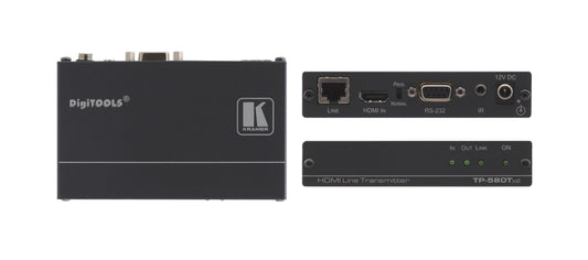 50-80021190 - Kramer Electronics TP-580TXR IS A HIGH-PERFORMANCE, EXTENDED-REACH HDBASET TRANSMITTER FOR 4K60HZ (