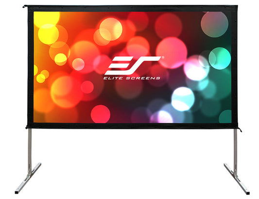 OMS135H2-DUAL - Elite Screens YARDMASTER 135IN 16:9, 66X117 FRONT AND REAR OUTDOOR THEATER SCREEN SILVER