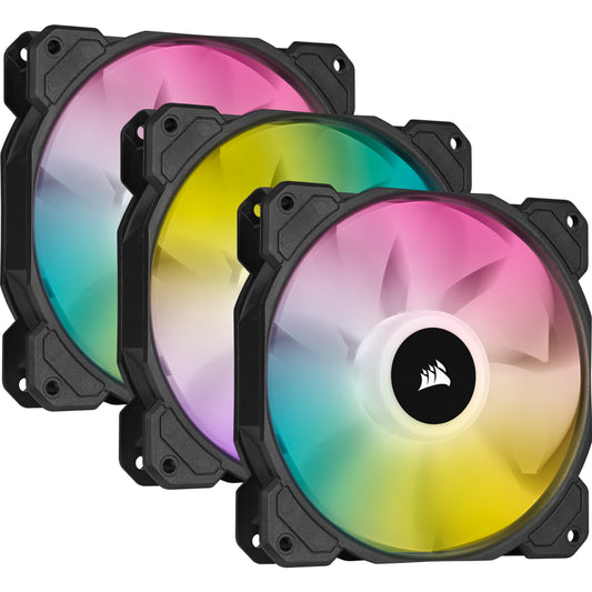 Corsair SP120 RGB ELITE Computer case Fan 4.72" (12 cm) Black 3 pc(s)