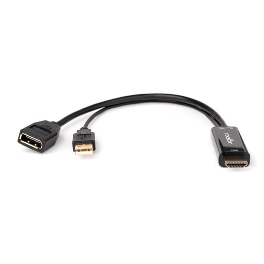 Y10A234-B1 - Rocstor HDMI TO DISPLAYPORT ADAPTER USB