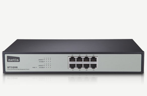 Netis System NETIS ST3208 8-PORT 10/100 WEB-SMART SWI