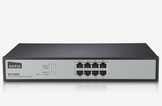 Netis System NETIS ST3208 8-PORT 10/100 WEB-SMART SWI