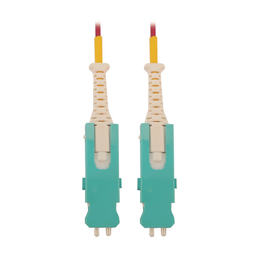 Tripp Lite N823S-05M-MG fiber optic cable 196.9" (5 m) SN OFNR OM4 Aqua color, Magenta, White