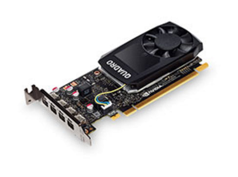 THINKSTATION NVIDIA QUADRO P1000 4GB GDDR5 MINI DP X 4 GRAPHICS CARD WITH LP BRA