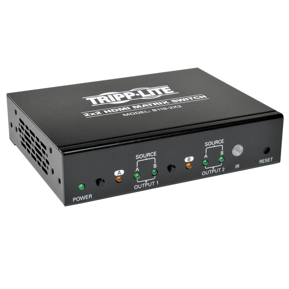 2X2 HDMI MATRIX SWITCH VIDEO/AUDIO 1920X1200 60HZ/1080P TAA