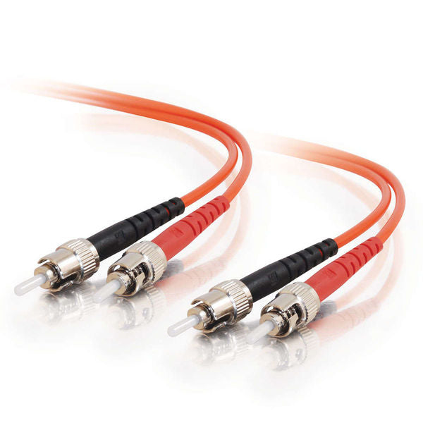 C2G 3m ST-ST fiber optic cable 118.1" (3 m) OM2 Orange