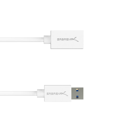 Sabrent CB-303W-PK100 USB cable 35.4" (0.9 m) USB 3.2 Gen 1 (3.1 Gen 1) USB A White