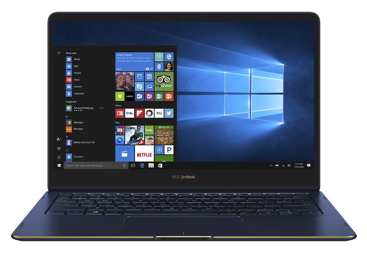 ASUS ZenBook Flip UX370UA-XH74T-BL notebook Hybrid (2-in-1) 13.3" Touchscreen Full HD IntelÂ® Coreâ„¢ i7 16 GB LPDDR3-SDRAM 512 GB SSD Wi-Fi 5 (802.11ac) Windows 10 Pro Blue