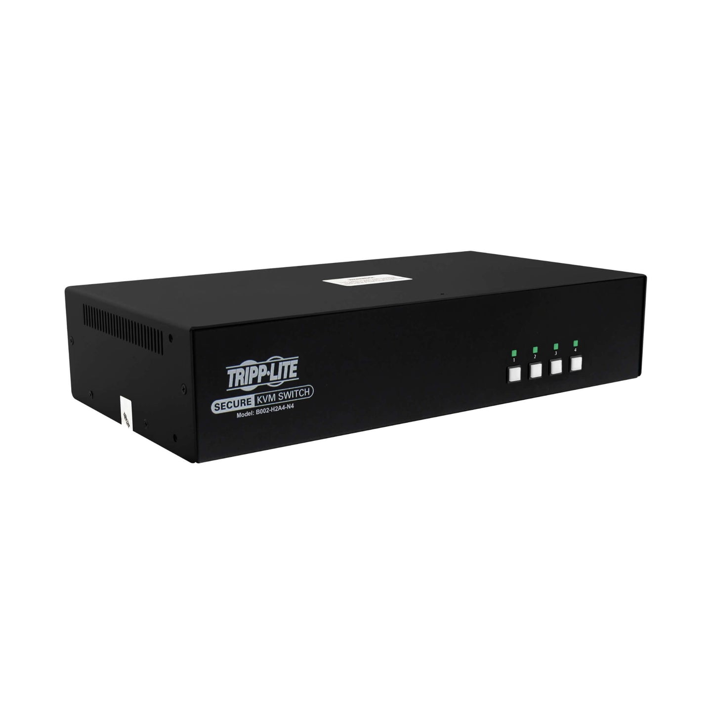 SECURE KVM SWITCH, 4-PORT, DUAL HEAD, HDMI TO HDMI, 4K, NIAP PP4.0, AUDIO, TAA