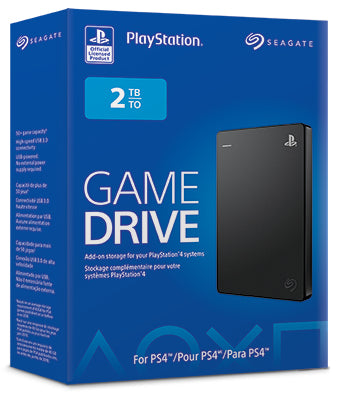 2TB BACKUP PLUS PROTABLE GREY 2.5E USB3.0  GAME DRIVE FOR PS