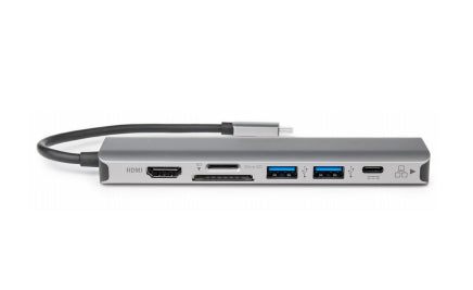 Y10A236-A1 - Rocstor USB-C MULTIPORT ADAPTER-ALUMINUM