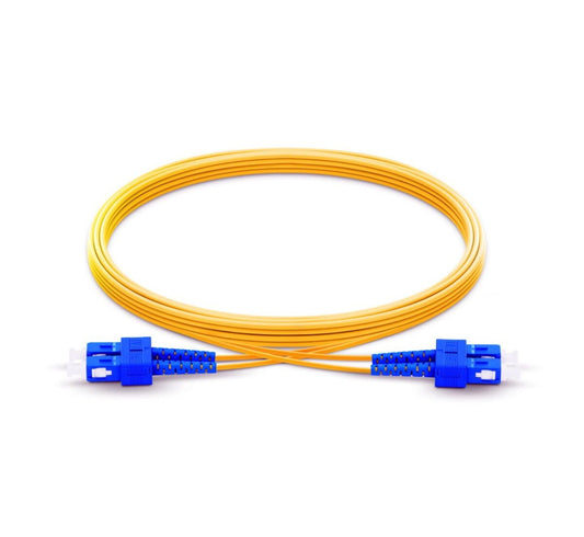 C2G 9m SC/SC LSZH Duplex 9/125 Single-Mode fiber optic cable 354.3" (9 m) Yellow