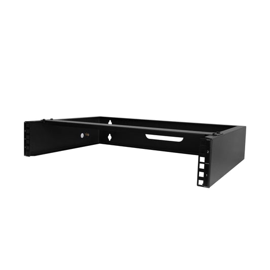 StarTech.com RACK-2U-14-BRACKET rack cabinet Wall mounted rack Black