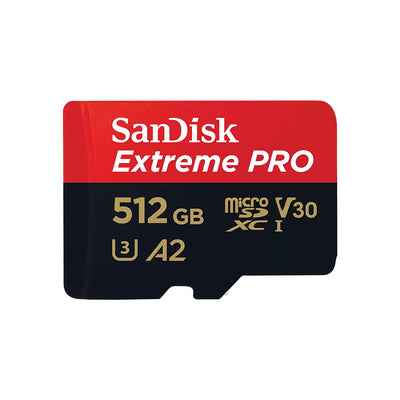 SDSDXEP-512G-GNCIS - SanDisk 1TB Extreme microSDXC UHS-I A2 U3 V30 Memory Card