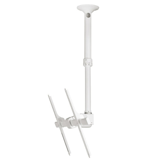 TH-3070-CTSW - Atdec ATDEC CEILING MOUNT FOR LARGE DISPLAY, SHORT POLE - LOADS UP TO 143LB - WHITE -