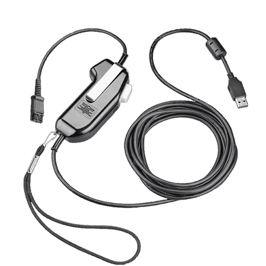 92355-11 - Poly SHS2355-11 USB-PTT MONUARAL HS