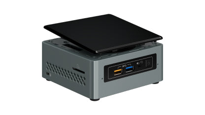 Intel NUC6CAYH PC/workstation barebone Black, Gray BGA 1296 J3455 1.5 GHz