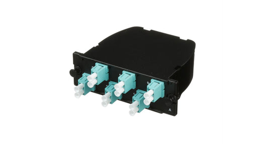 Panduit FC2XO-12-10U fiber optic adapter LC/MPO 1 pc(s) Aqua color, Black