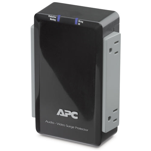 APC P4V surge protector Black 4 AC outlet(s) 120 V