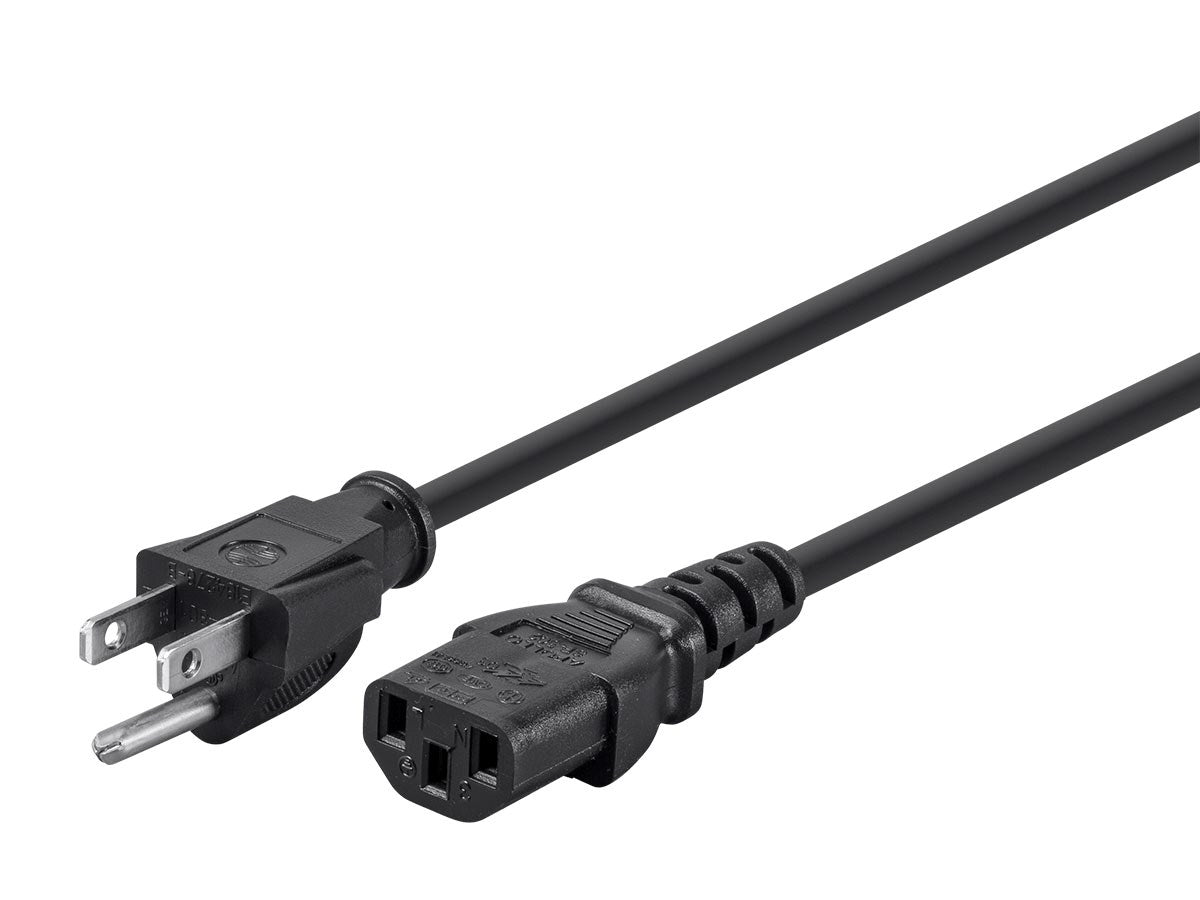 5294 - Monoprice POWER CORD CABLE W/ 3 CONDUCTOR 15FT