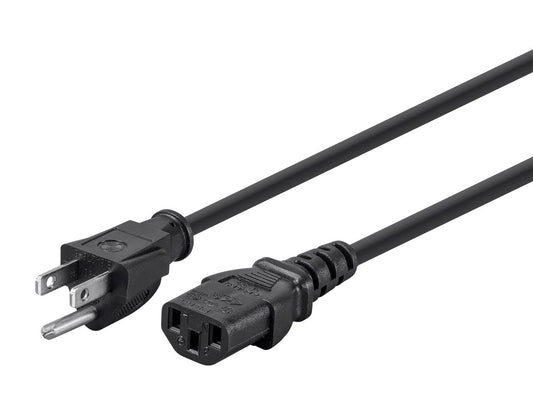 5294 - Monoprice POWER CORD CABLE W/ 3 CONDUCTOR 15FT