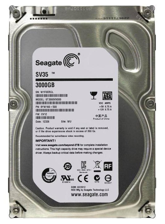 ST3000VX000 - Seagate 3TB 7.2K SATA 6G 64MB 3.5IN