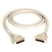 RS232 DOUBLE SHIELDED CABLE - METAL HOOD, DB25 MALE/MALE, 25-CONDUCTOR, 10-FT. (