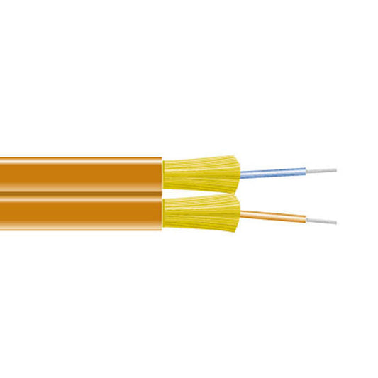 OM1 62.5/125 MULTIMODE BULK FIBER OPTIC ZIPCORD CABLE-INDOOR, OFNP PLENUM,2-STRA