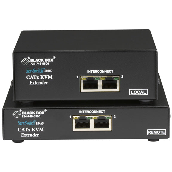 KVM EXTENDER - DUAL VGA, USB, DUAL-ACCESS, CATX, GSA, TAA