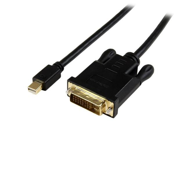 StarTech.com MDP2DVIMM3BS video cable adapter 35.4" (0.9 m) Mini DisplayPort DVI-D Black