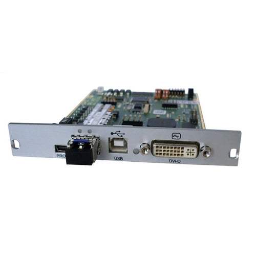 MODULAR KVM EXTENDER TRANSMITTER INTERFACE CARD - DVI-I, VGA, USB HID, SINGLE-MO