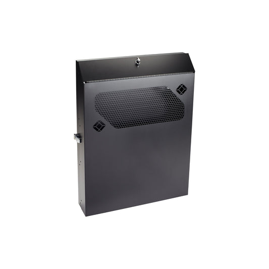 LOW-PROFILE VERTICAL WALLMOUNT CABINET - 2U, 36"D EQUIPMENT, TAA