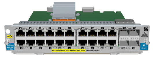 Hewlett Packard Enterprise 20-port GT PoE+/4-port SFP v2 zl network switch module Gigabit Ethernet