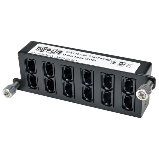 100GB/120GB PASS-THROUGH CASSETTE 12 24-FIBER MTP/MPO
