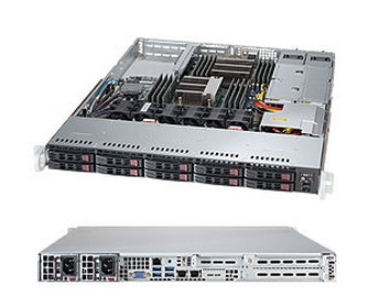 SYS-1028R-WC1RT - Supermicro SUPER SERVER-INTEL, X10DRW-IT, 116AC-R706WB, BLACK