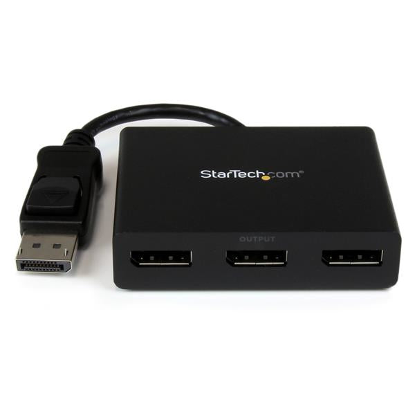 3-PORT DISPLAYPORT MULTI-MONITOR ADAPTER DRIVES 2X 4K 30HZ + 1X 1080P 60HZ DP DI