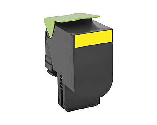 Lexmark 80C0SYG toner cartridge Original Yellow 1 pcs