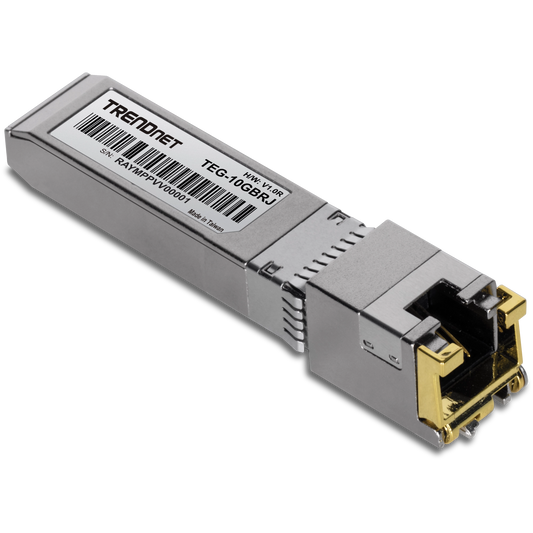 TEG-10GBRJ - TRENDnet 10G RJ-45 Copper SFP+ Module NDAA TAA compliant