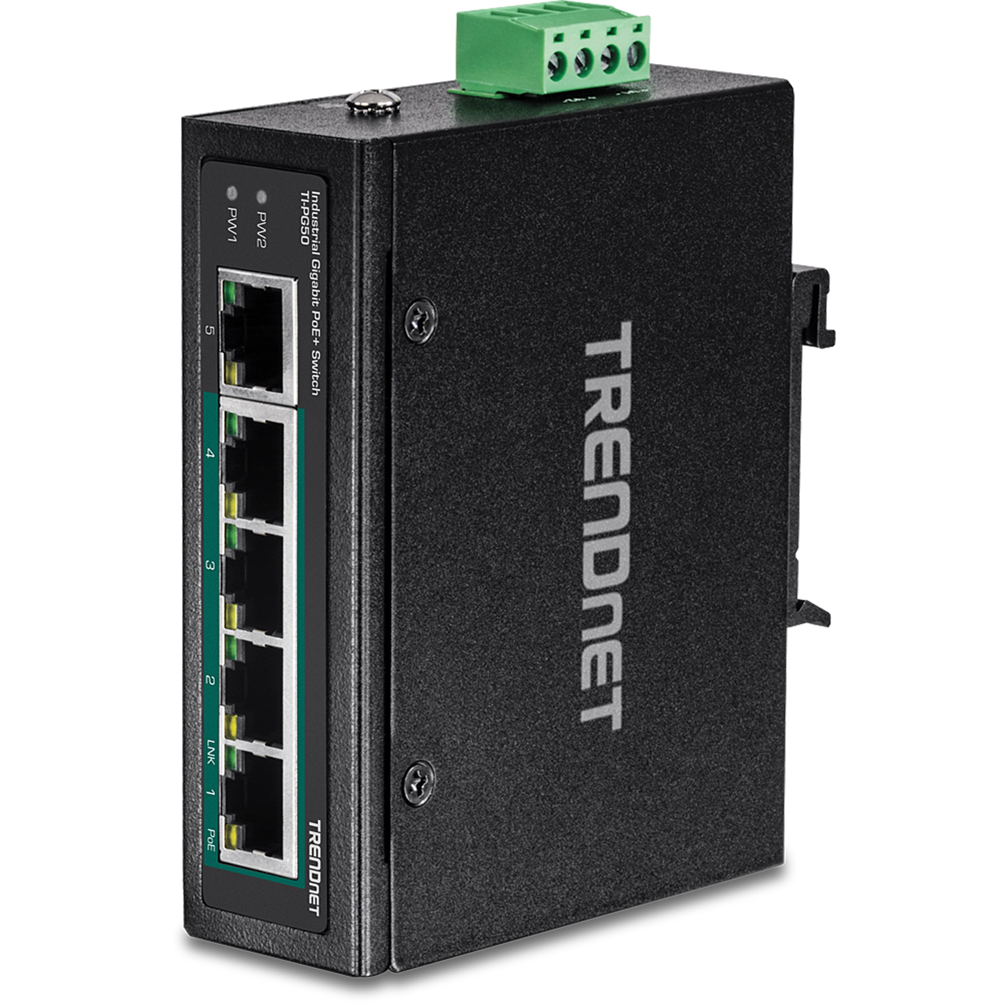 TI-PG50 - TRENDnet 5-Port Hardened Industrial Unmanaged Gigabit Switch