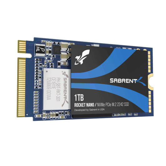 Sabrent SB-1342-1TB internal solid state drive M.2 1000 GB PCI Express 3.0 3D TLC NAND NVMe