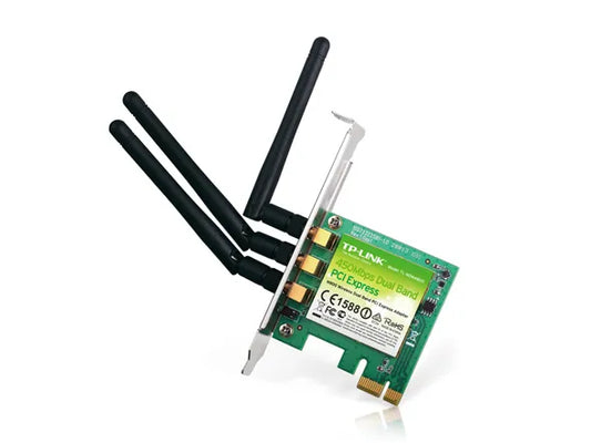 TL-WDN4800 - TP-Link 450MBPS WIRELESS N DUAL BAND PCI EXPRESS ADAPTER, ATHEROS, 3T3R, 2.4GHZ/5GHZ, CO