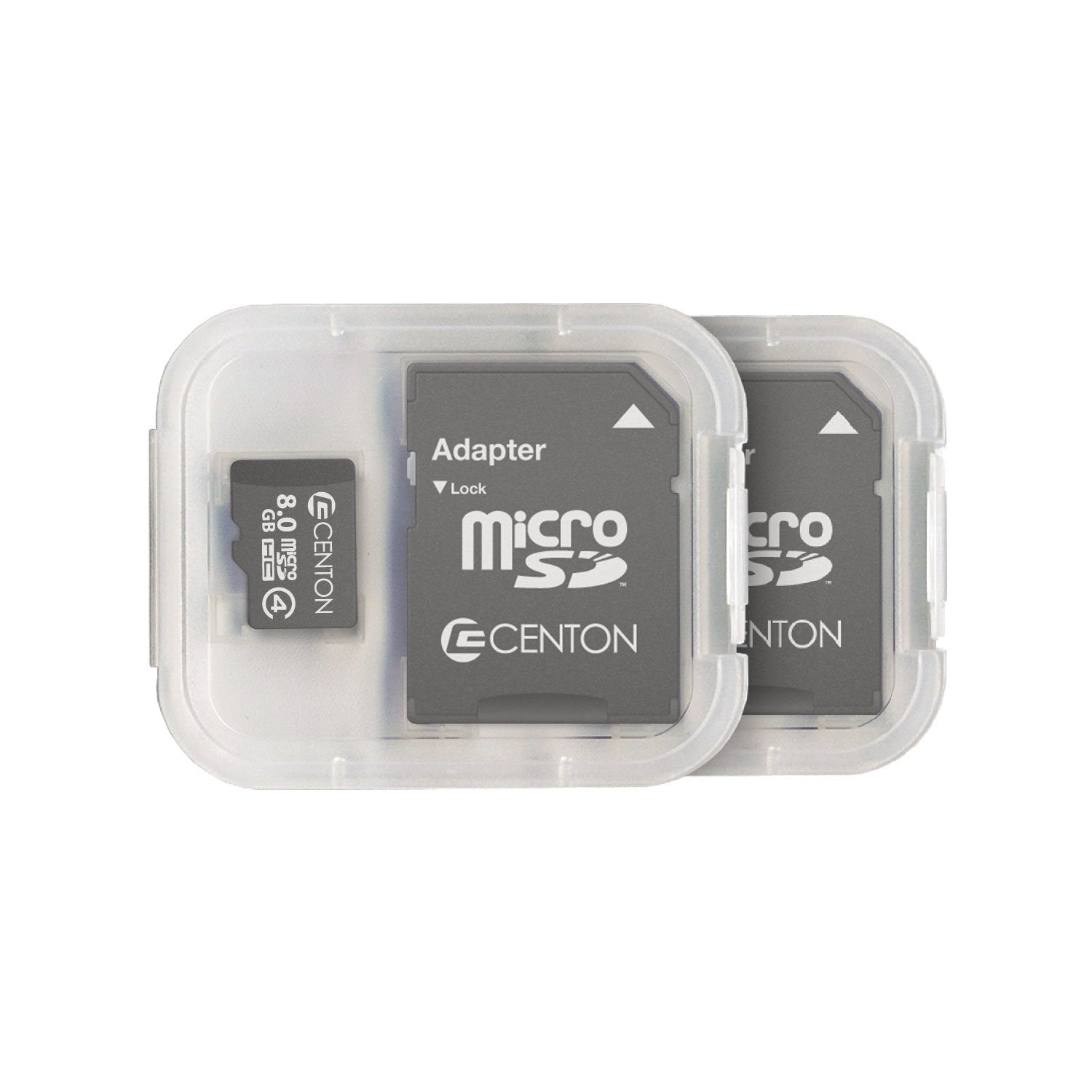 S1-MSDHC4-8G2PK - Centon CENTON 8GB MICRO SDHC CLASS 4 2PK